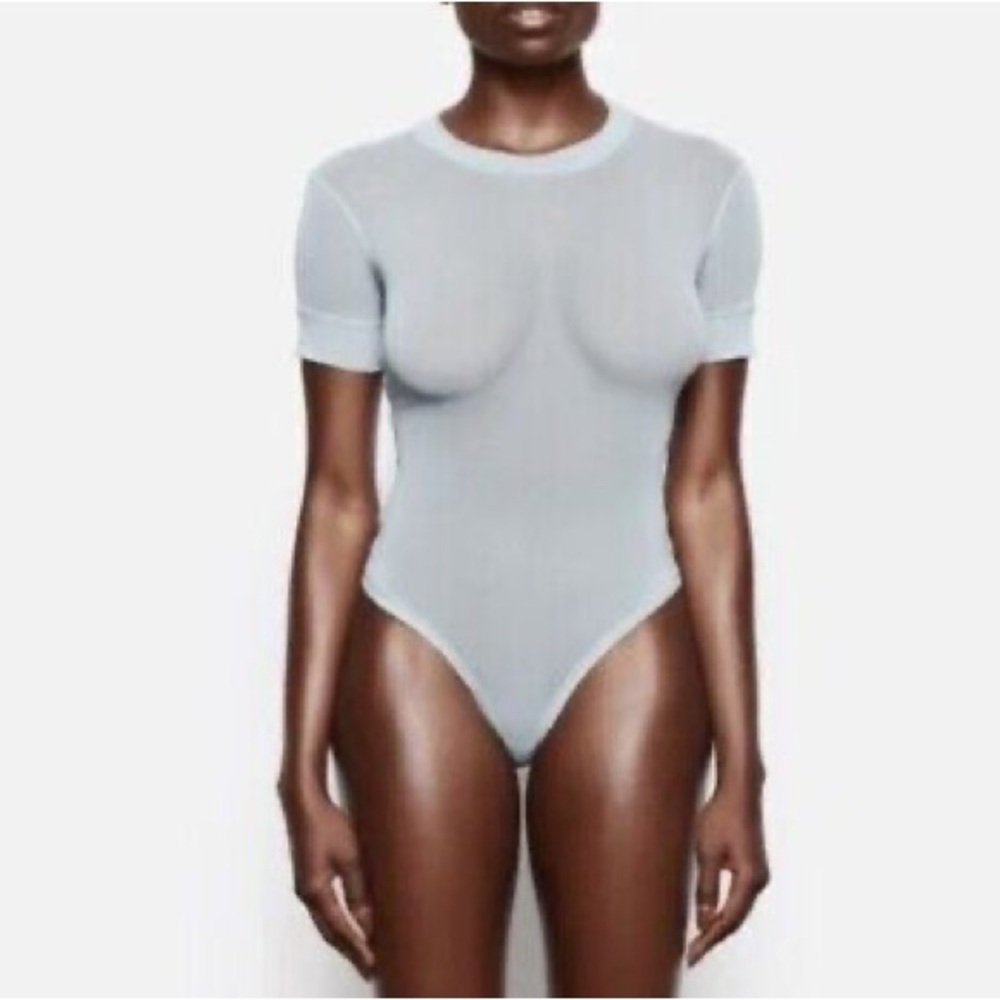 Skims summer mesh T-shirt bodysuit